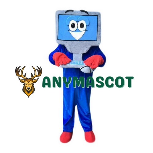 Blue Computer Mascot Costumes