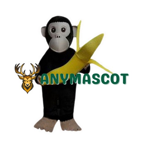 Chimpanzees and Banana Mascot Costumes