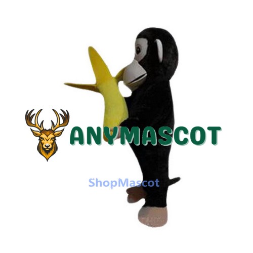 Chimpanzees and Banana Mascot Costumes