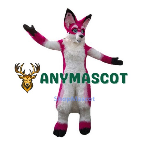 Pink Fox Mascot Costumes