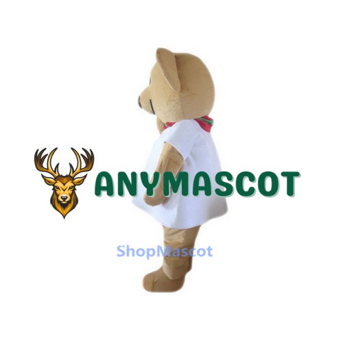 Cartoon Character Brown Bear Mascot Costume