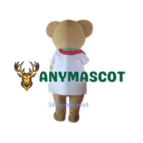 Cartoon Character Brown Bear Mascot Costume