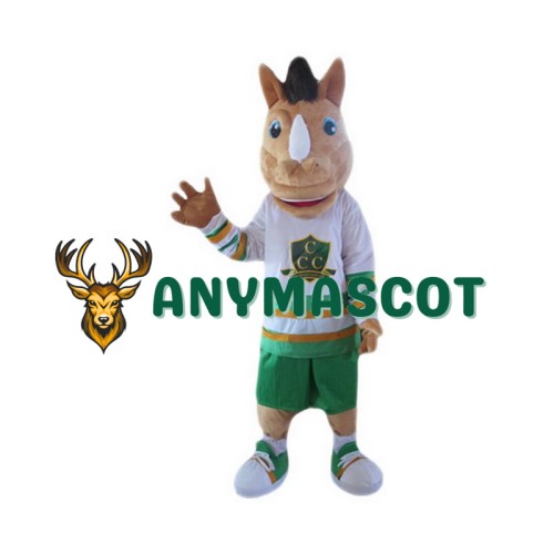 Cartoon Brwon  Unicorn Mascot Costume