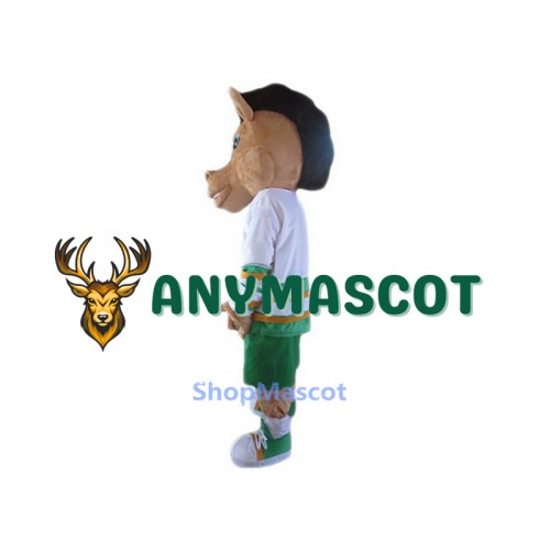 Cartoon Brwon  Unicorn Mascot Costume
