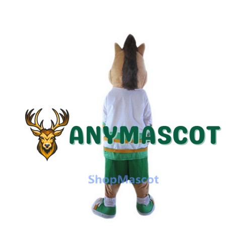 Cartoon Brwon  Unicorn Mascot Costume