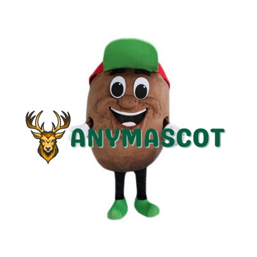 Green Hat Potato Mascot Costume