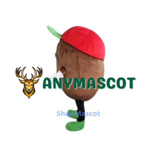 Green Hat Potato Mascot Costume