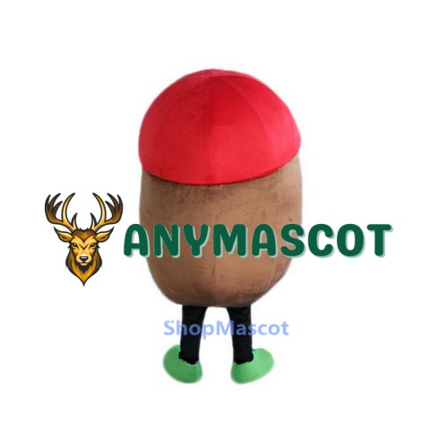 Green Hat Potato Mascot Costume