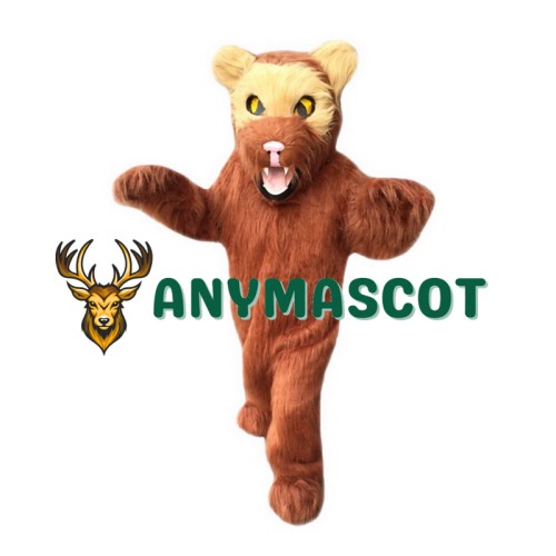 Brwon Wolverine Mascot Costume