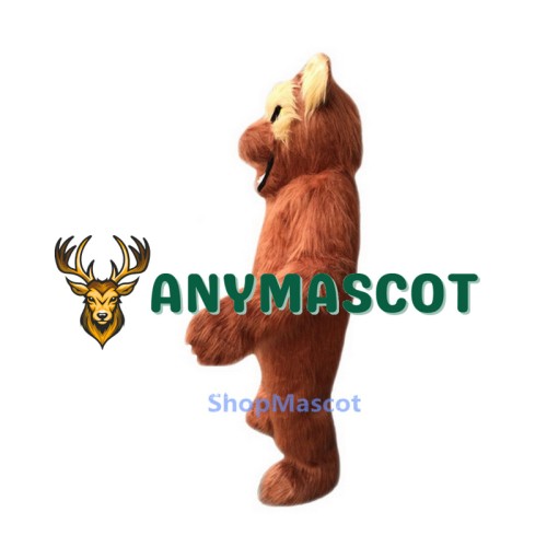 Brwon Wolverine Mascot Costume