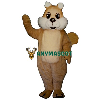 Chubby Squirrel Mascot Costume