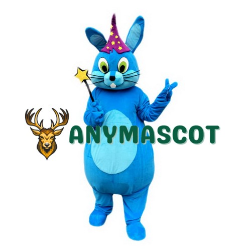 Blue Bunny Rabbit Mascot Costume