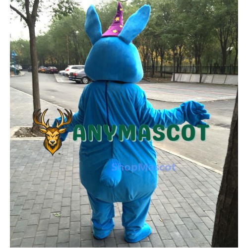 Blue Bunny Rabbit Mascot Costume