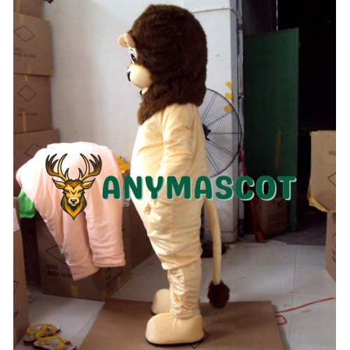 Cartoon Lion Mascot Costume