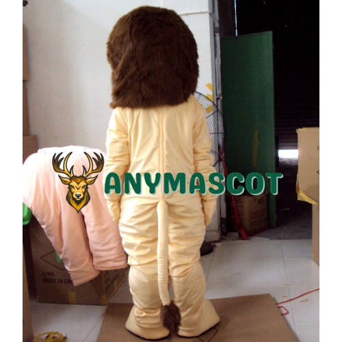 Cartoon Lion Mascot Costume