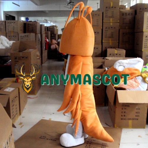 Orange Lobster Mascot Costume