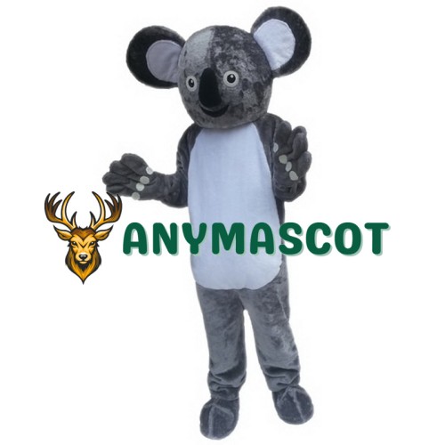 Gray Koala Mascot Costume