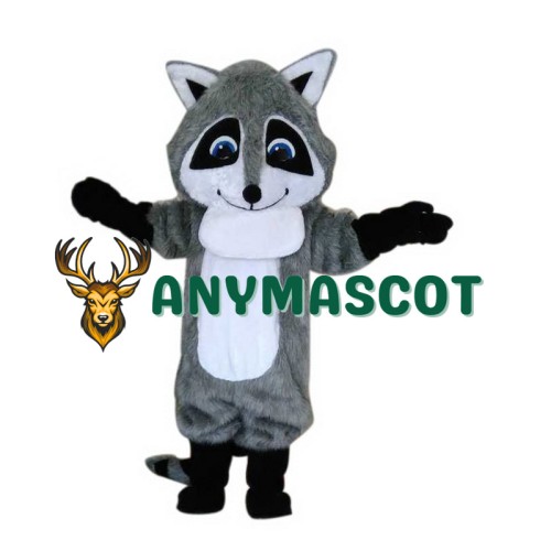 Cute Gray Raccoon Mascot Costume
