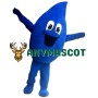  Blue Water Droplets Mascot Costume