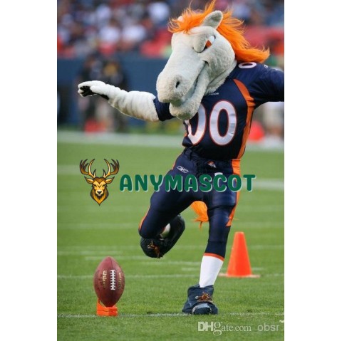 School Sports Bronco Mascot Costume