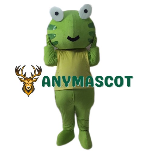 Green Frog Mascot Costume