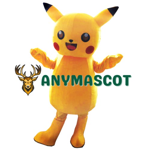 Cartoon Pikachu Mascot Costume