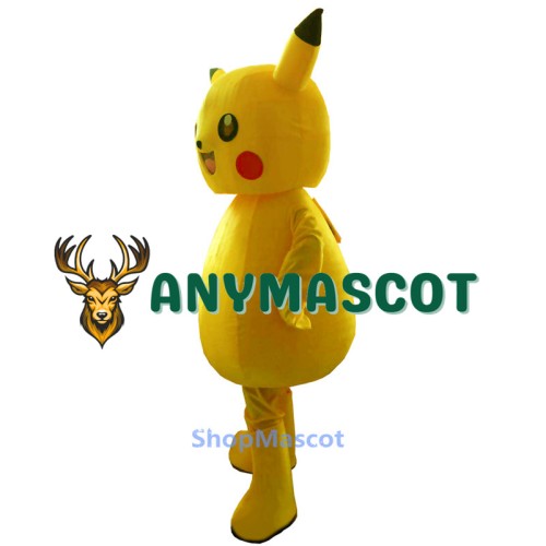Cartoon Pikachu Mascot Costume