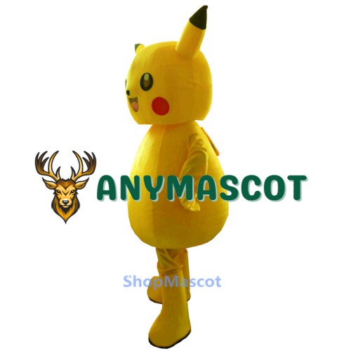 Cartoon Pikachu Mascot Costume