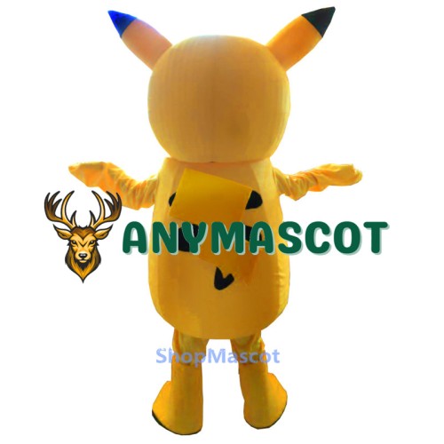 Cartoon Pikachu Mascot Costume