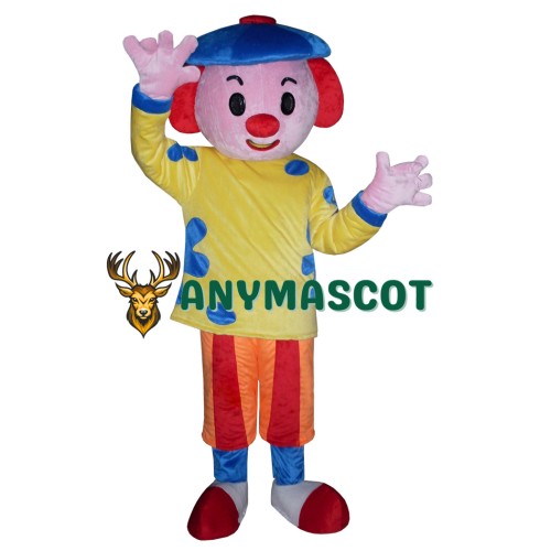 Cute Clown Mascot Costume Cartoon Costumes