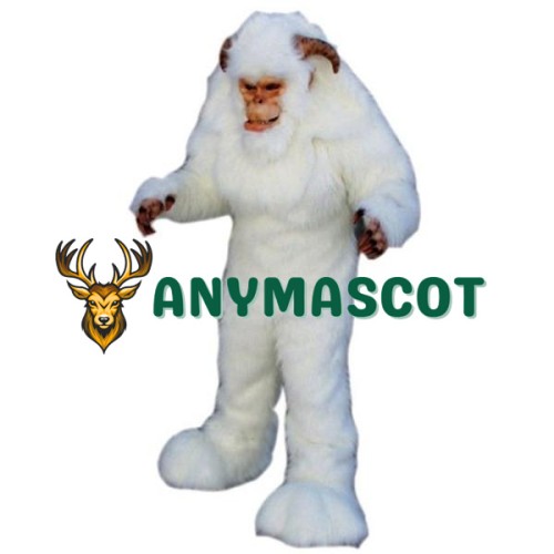 Yeti Long Wool Snowman Mascot Costume