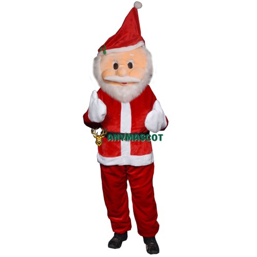 Santa Cartoon Mascot Costume