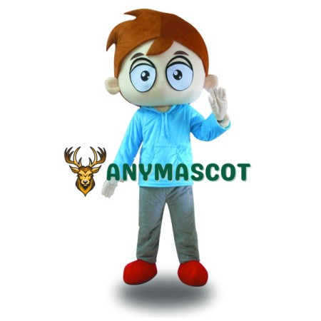 Hot Sale Professional Big Eyes Boy Mascot Costume