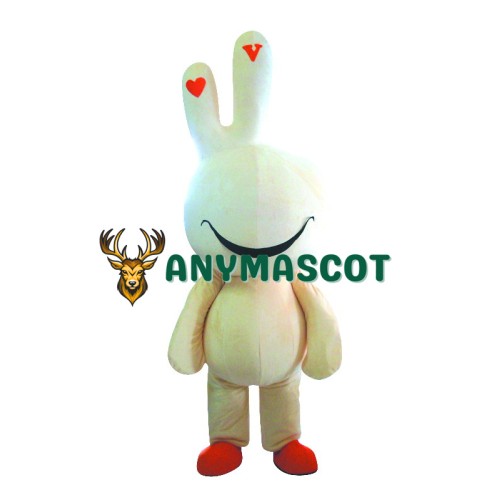  Yellow Cute Easter Bunny Bug Rabbit Mascot Costume