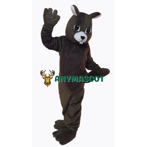 Brown Squirrel Mascot Costume