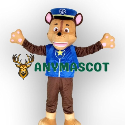 Blue Paw Patrol Chase Mascot Costume