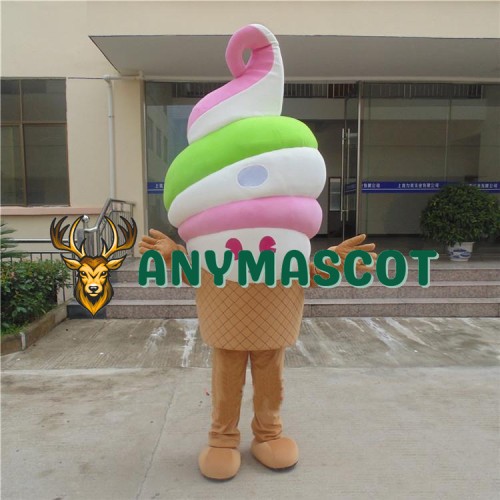 Ice Cream Delicious Carton Cone Mascot Costumes